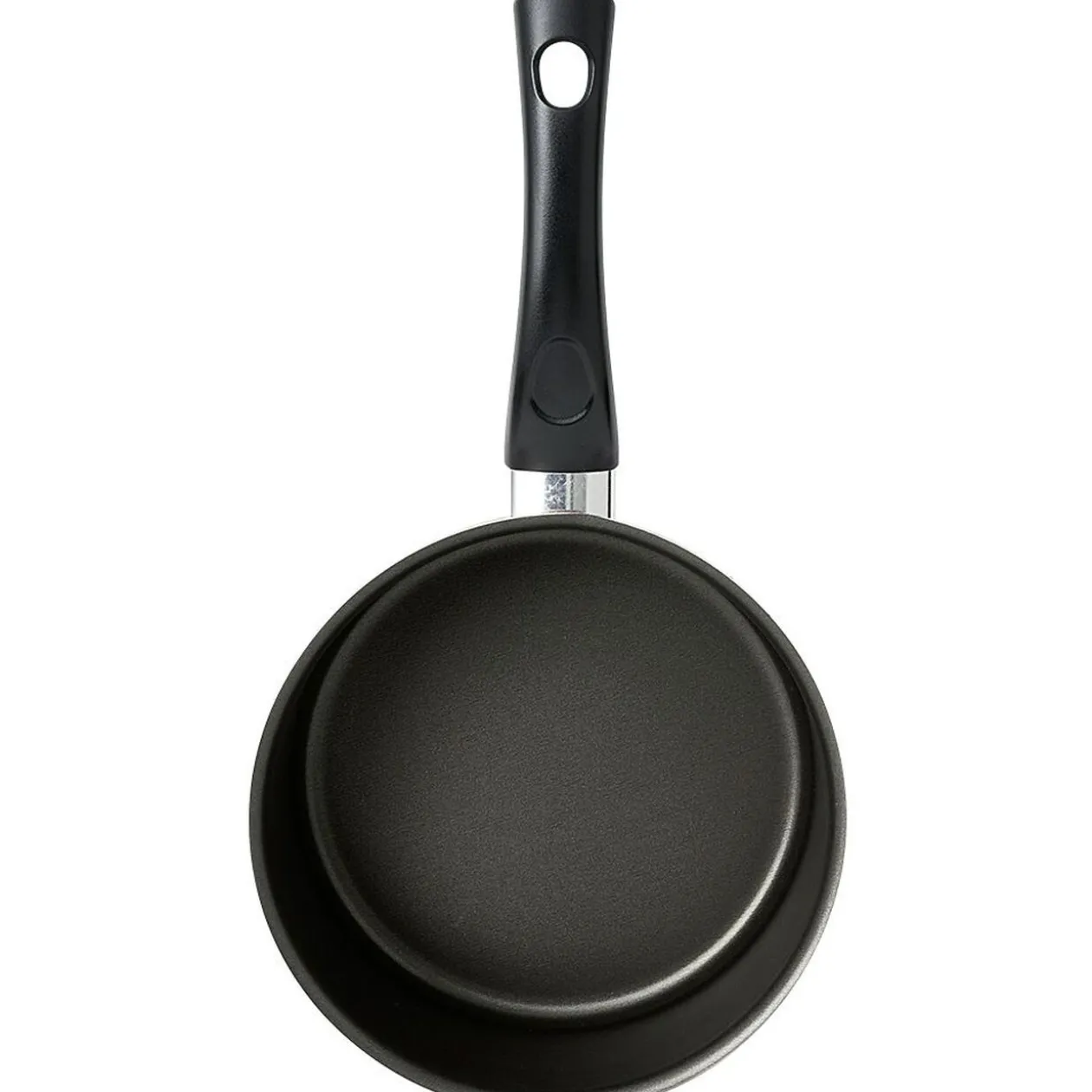 Casserole aluminium antiadhésive noir et rouge Ø 20 cm