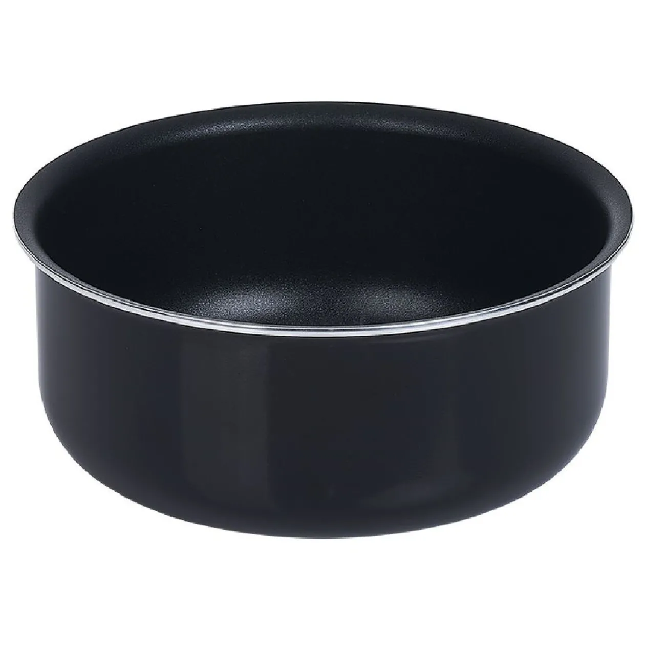 Casserole aluminium noir x3 avec poignée amovible x1