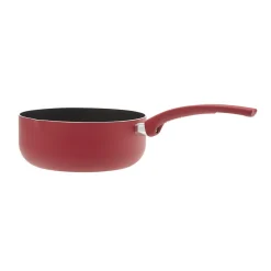 Casserole aluminium noire et rouge