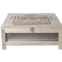 Cave à fromage avec plateau de service naturel