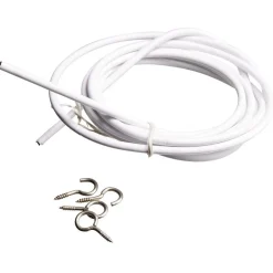 Câble gaine blanc 2m