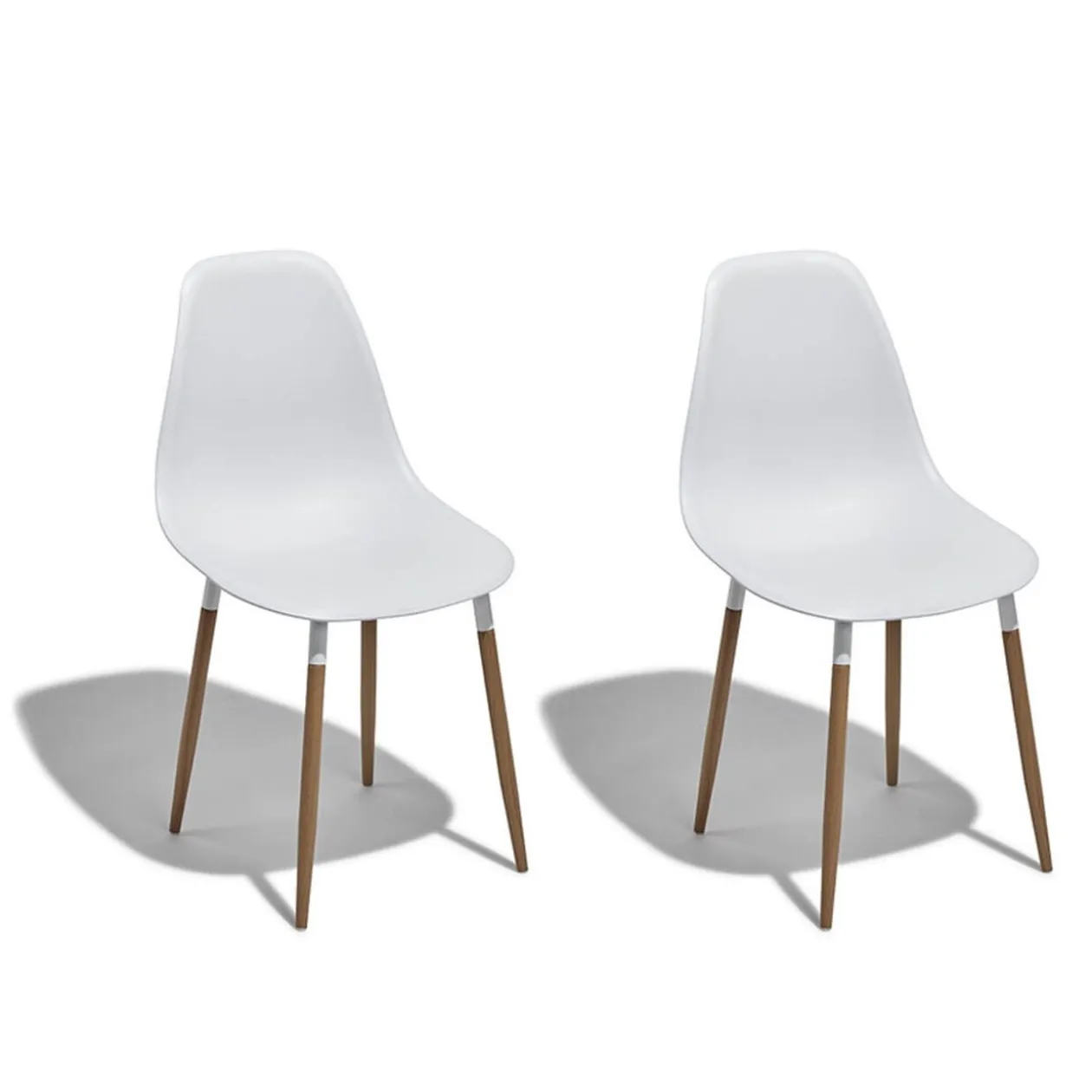 Chaise Arja blanche x2