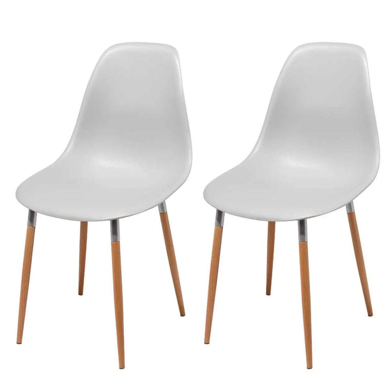 Chaise Arja gris clair x 2