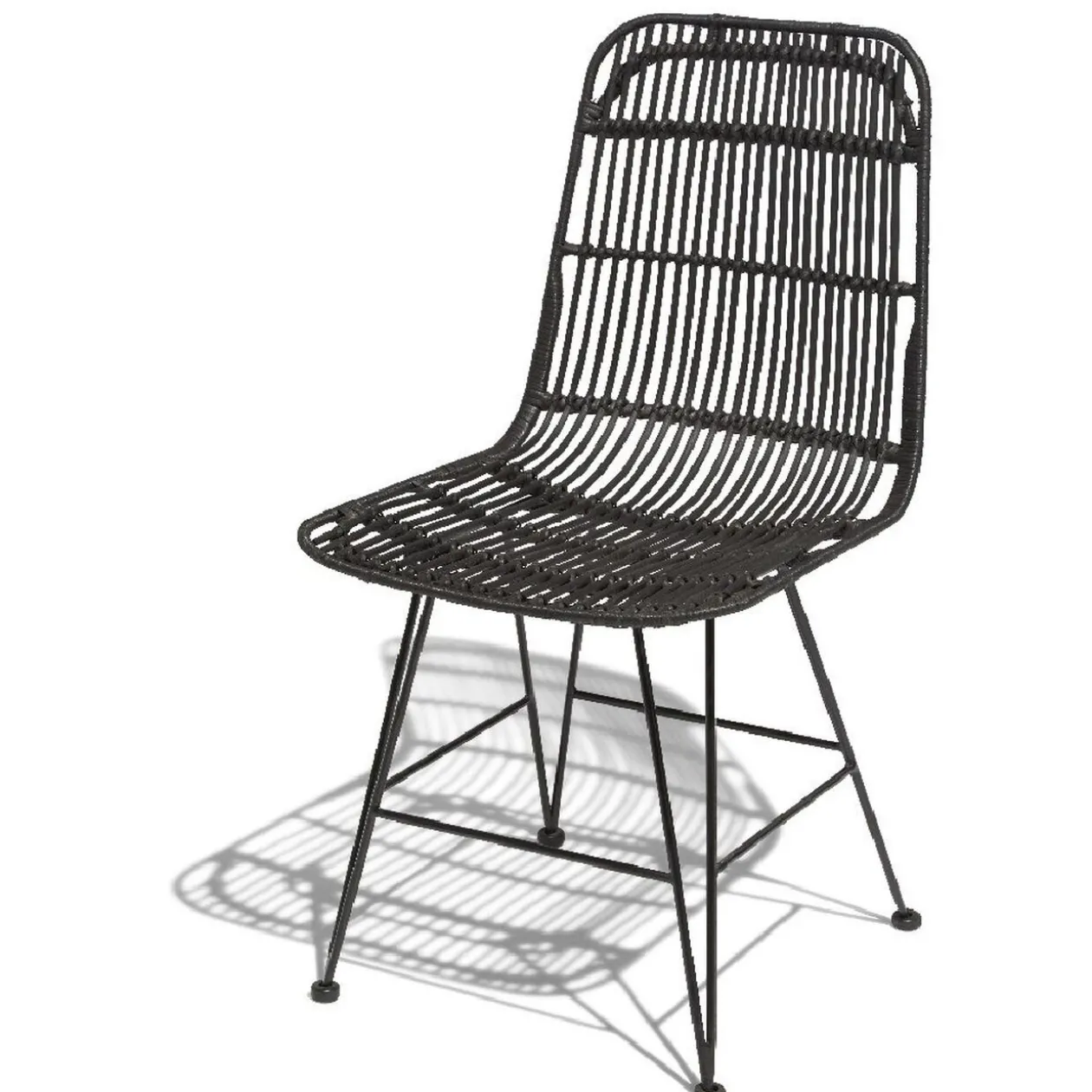 Chaise Banyan noire x2