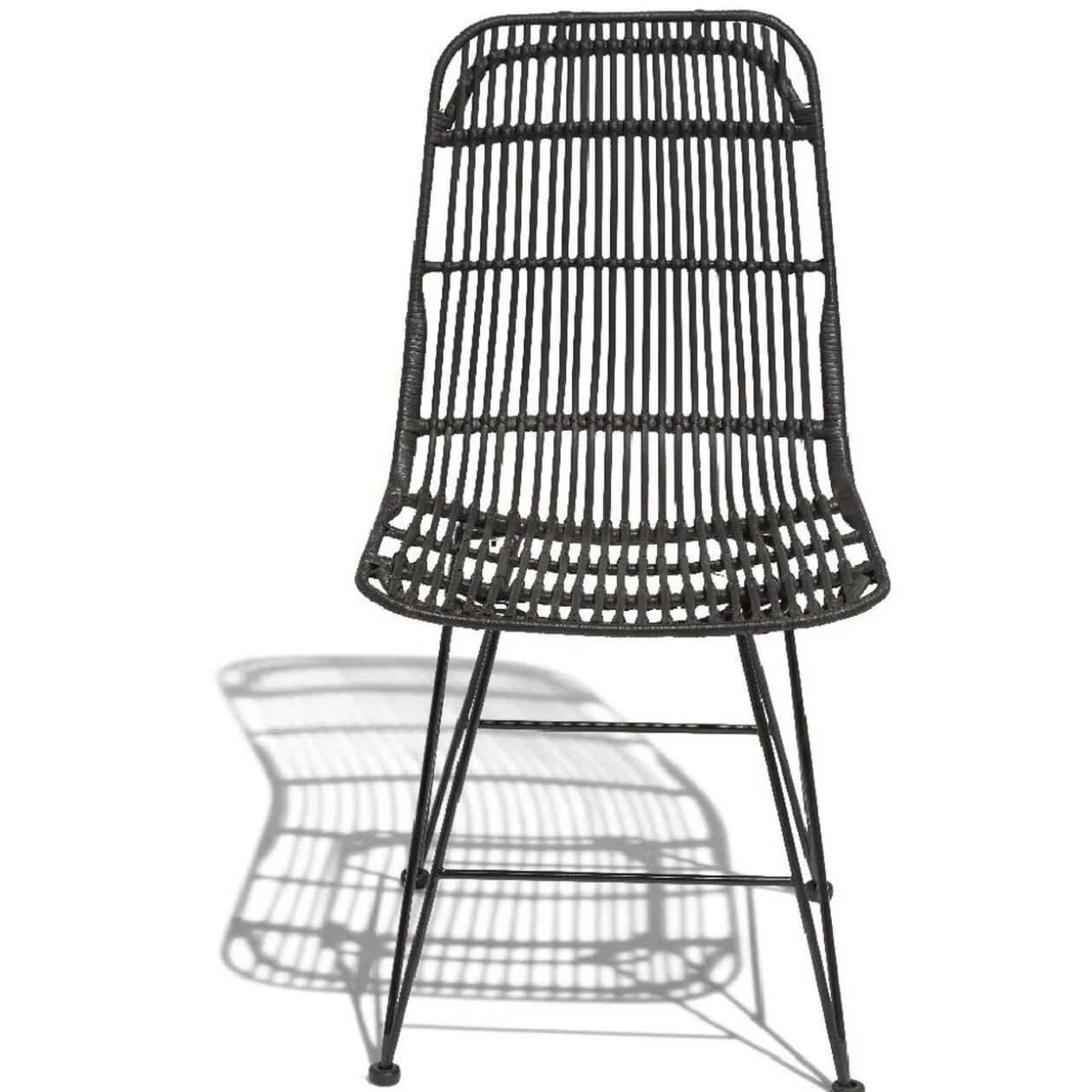 Chaise Banyan noire x2