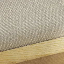 Chaise Cadix bois et polyester naturel - L55xP48,5xH70,5 cm