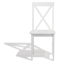 Chaise Cardiff blanche x 2