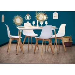 Chaise Chloé blanche x 2