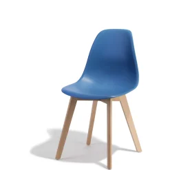 Chaise Chloé bleu électrique x 2