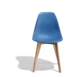 Chaise Chloé bleu électrique x 2