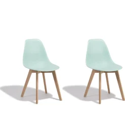Chaise Chloé vert d’eau x 2
