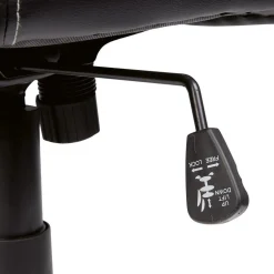 Chaise de bureau gaming à roulettes hauteur réglable avec accoudoirs