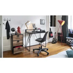 Chaise de bureau Kelly noire