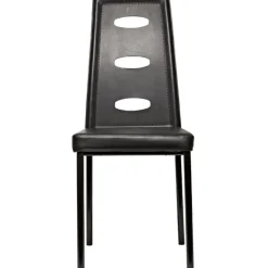 Chaise design noire Intus création Olivier Lapidus