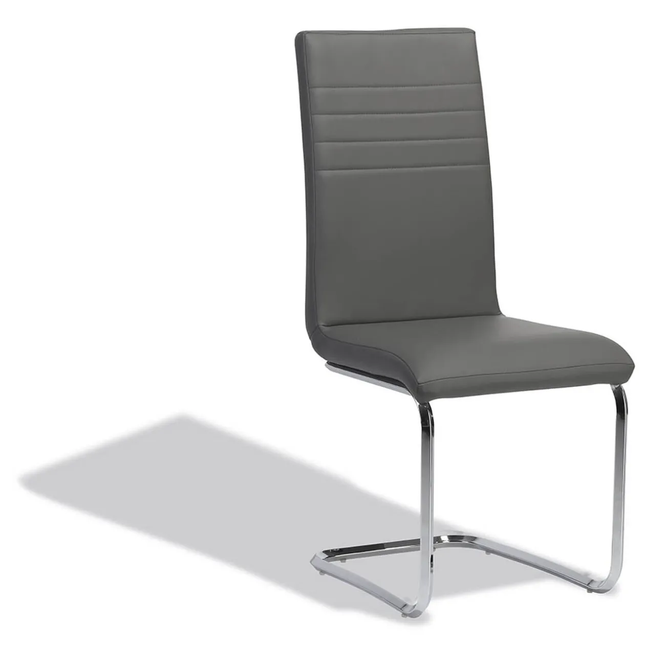 Chaise Doha gris anthracite x 2