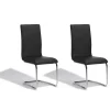 Chaise Doha noire x 2