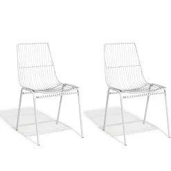 Chaise Eole blanche x2