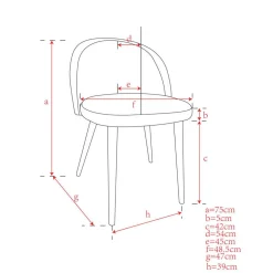 Chaise Gaëlle jaune moutarde x 2