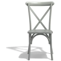 Chaise Juliette gris clair empilable