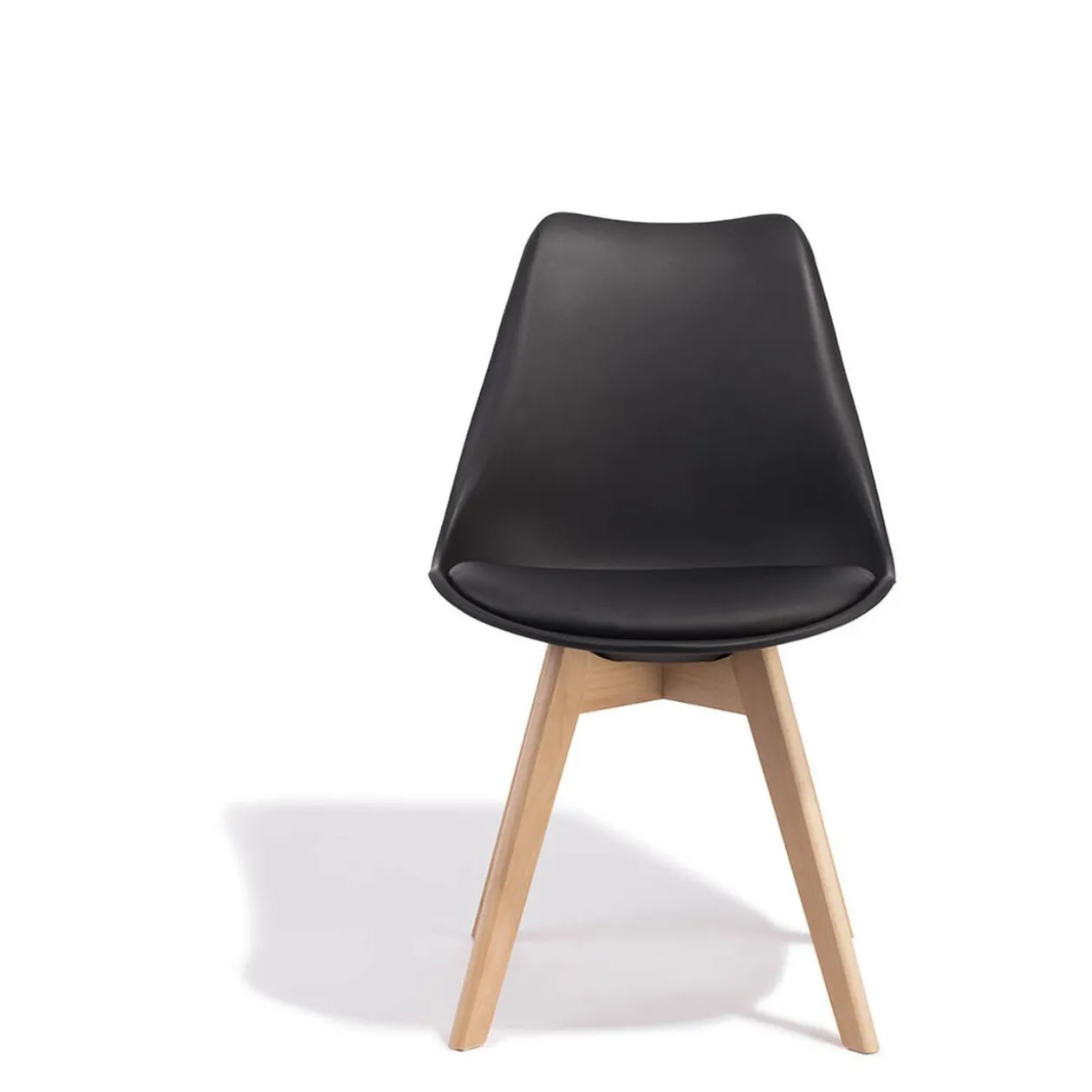 Chaise Kelly noire x 2