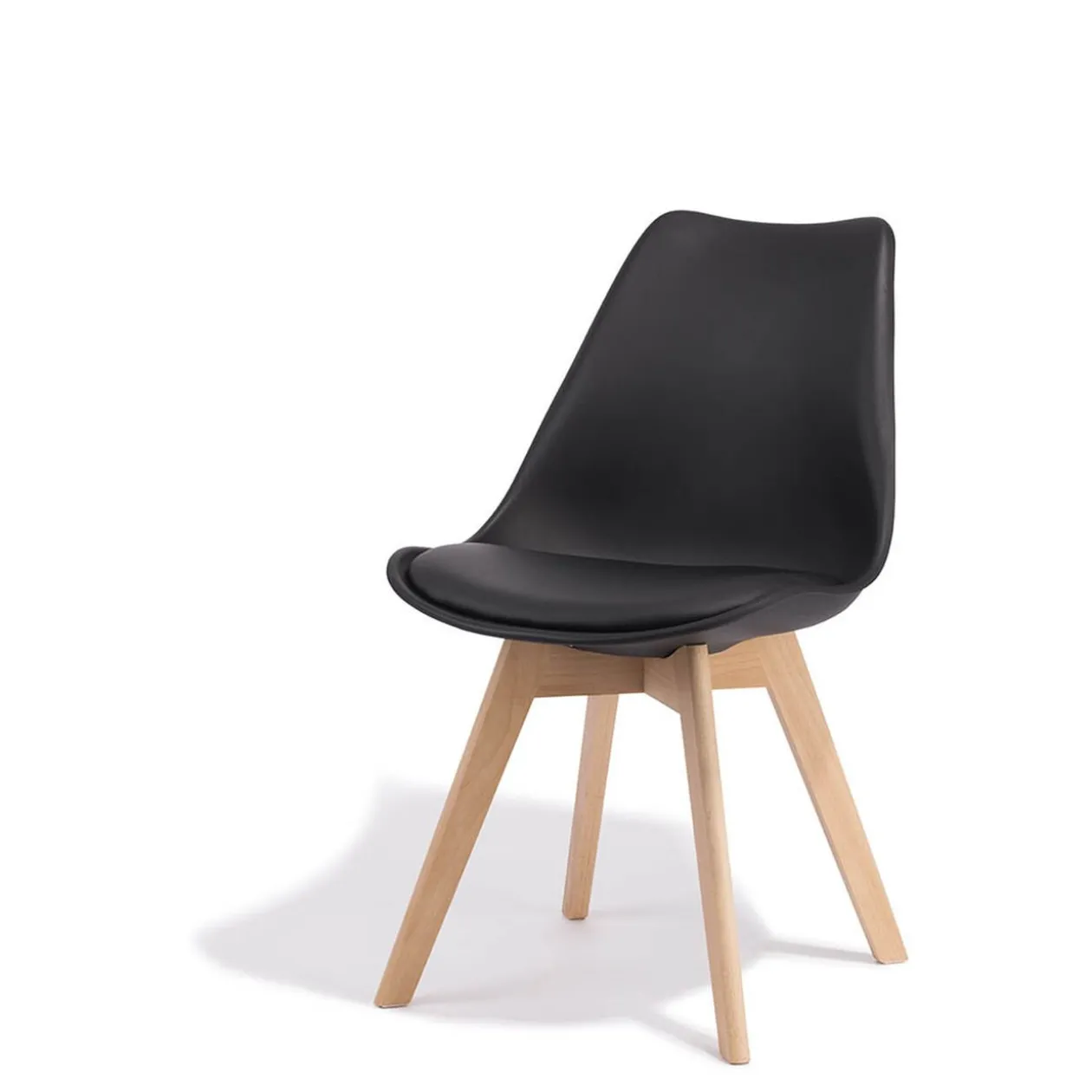 Chaise Kelly noire x 2