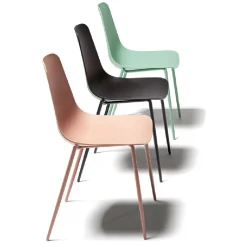 Chaise Lenny vert d'eau