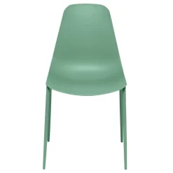Chaise Lenny vert d'eau