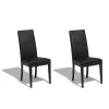 Chaise Lucy noire x 2