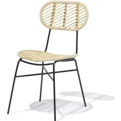 Chaise Malang rotin naturel