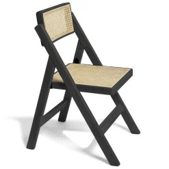 Chaise Mya pliable noir