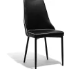 Chaise noire Curtis