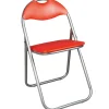 Chaise pliante rouge