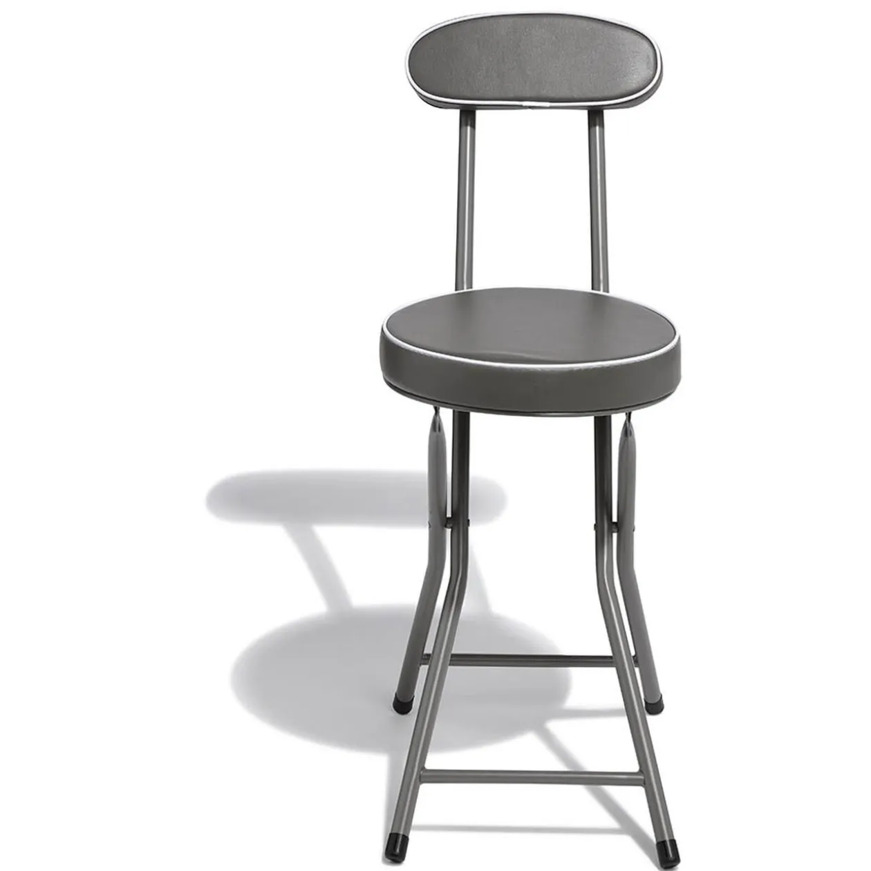 Chaise pliante Tony Gris anthracite Ø30 x H.74 cm