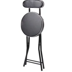 Chaise pliante Tony Noire Ø30 x H.74 cm