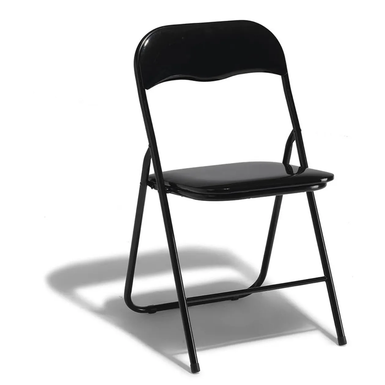 Chaise pliante Tracy métal noir