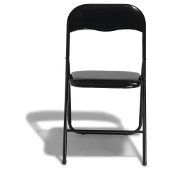 Chaise pliante Tracy métal noir