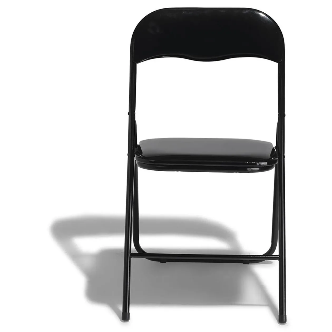 Chaise pliante Tracy métal noir