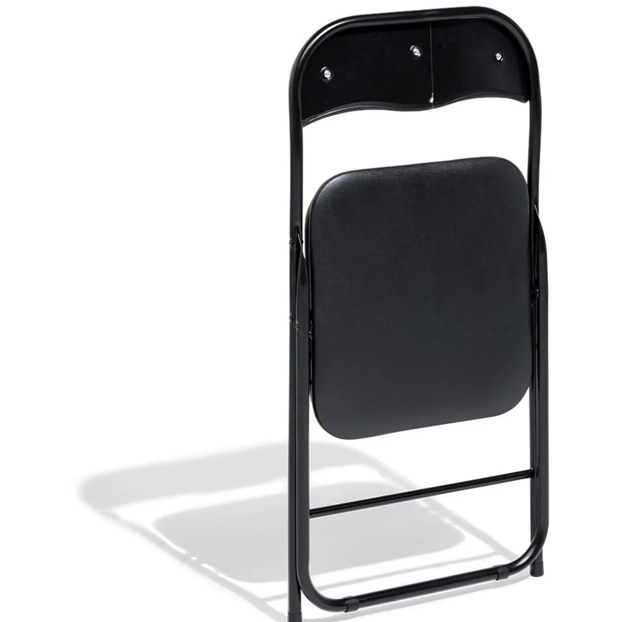 Chaise pliante Tracy métal noir 44x45x79cm