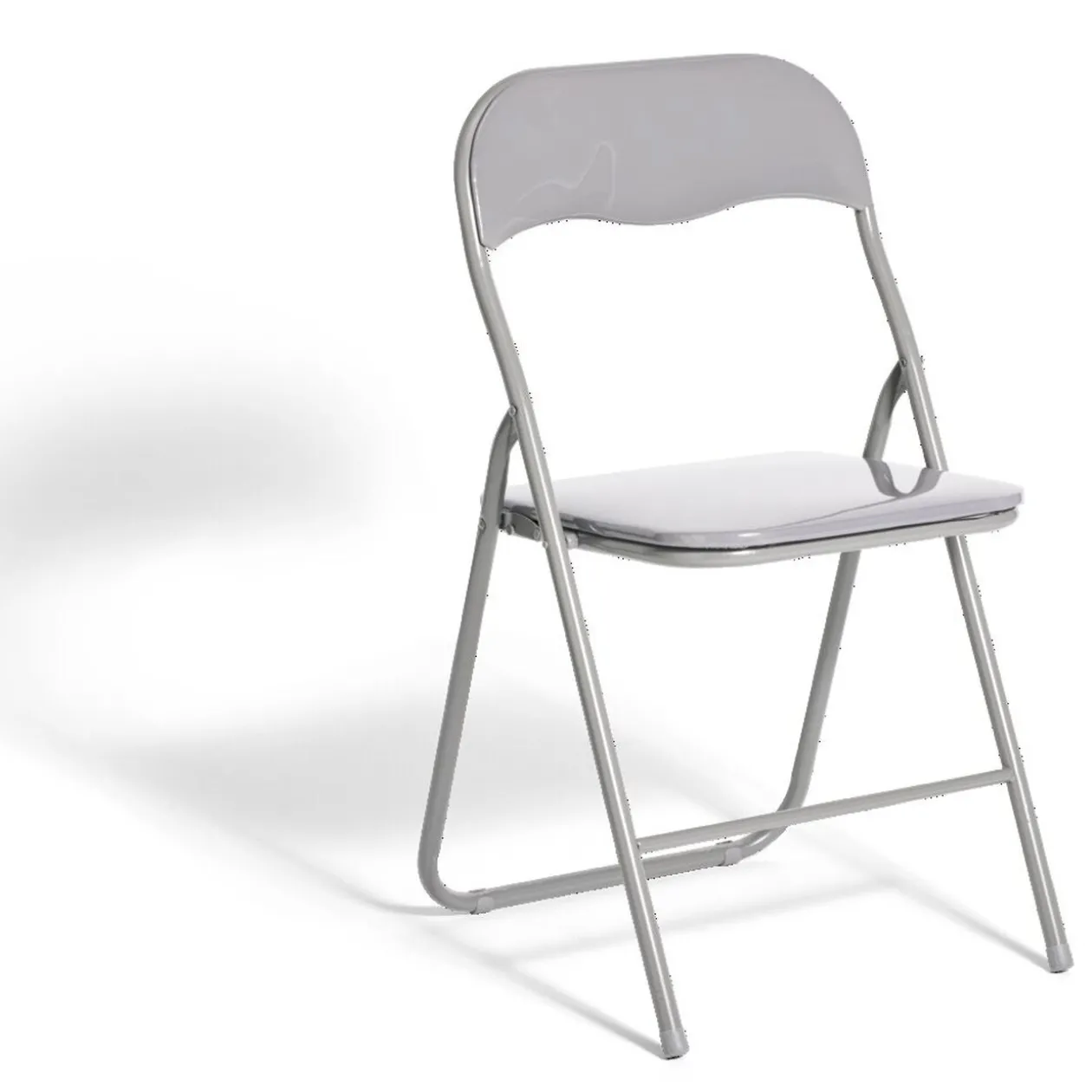 Chaise pliante Tracy métal gris foncé L49xP49xH79cm