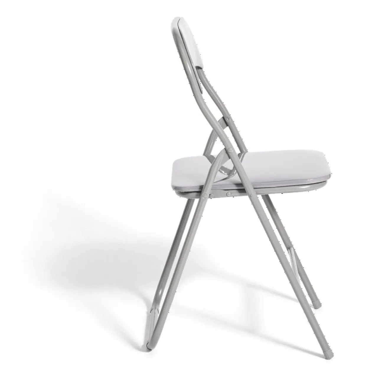 Chaise pliante Tracy métal gris foncé L49xP49xH79cm