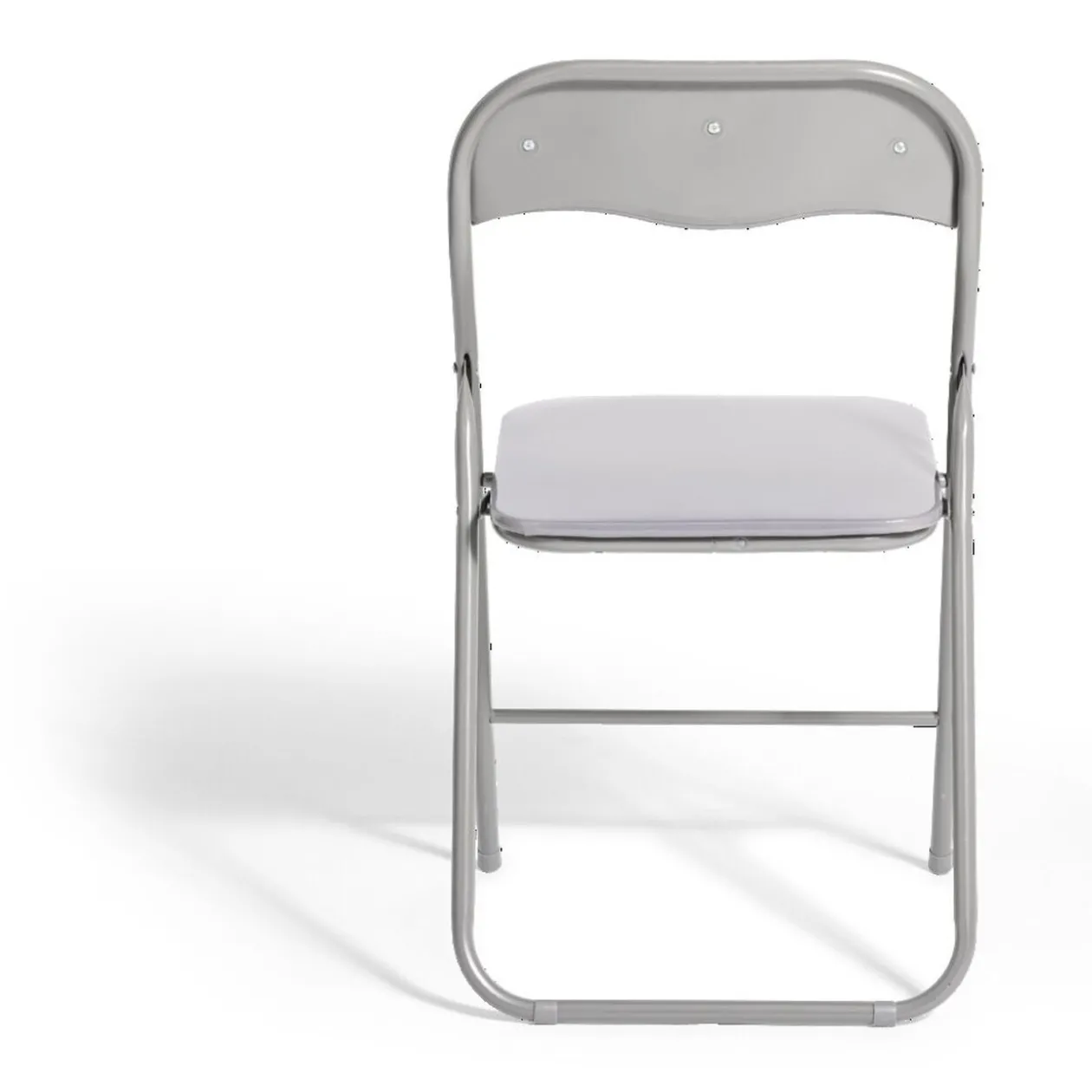 Chaise pliante Tracy métal gris foncé L49xP49xH79cm