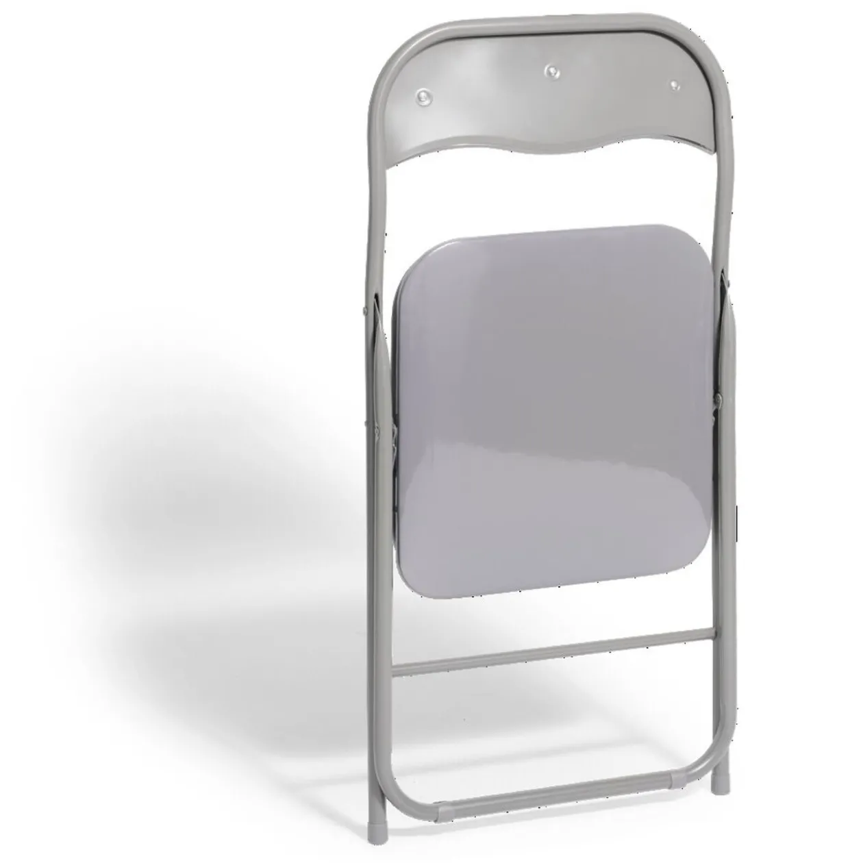 Chaise pliante Tracy métal gris foncé L49xP49xH79cm