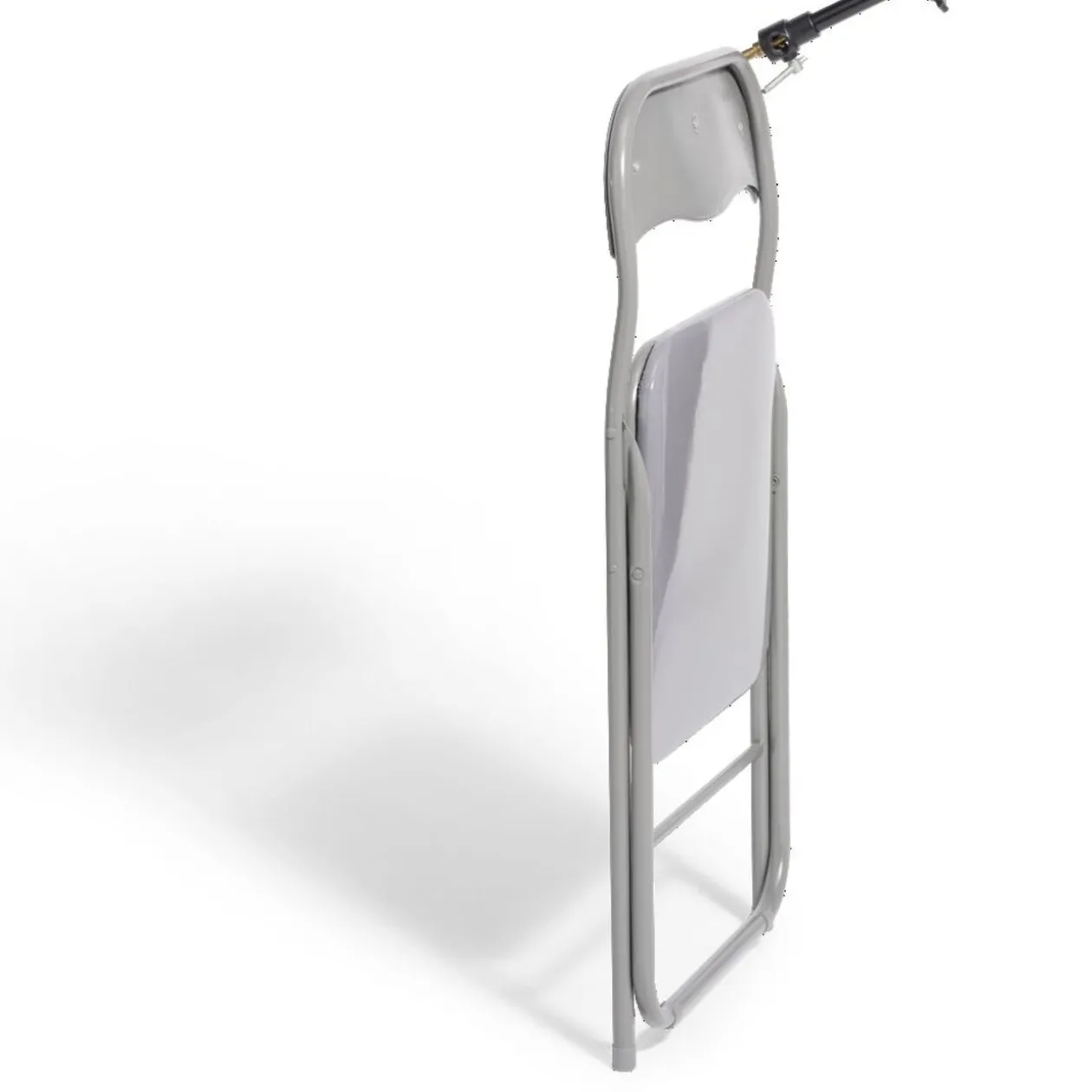 Chaise pliante Tracy métal gris foncé L49xP49xH79cm