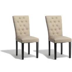 Chaise Rose beige x 2