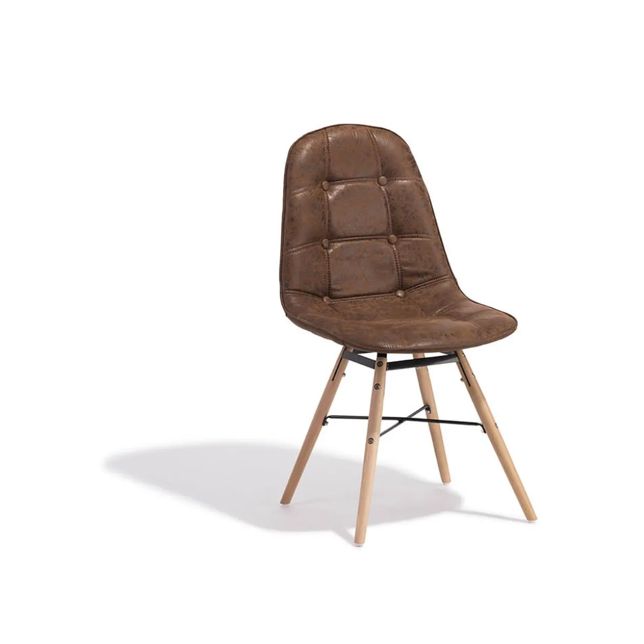 Chaise Royale Charlotte marron x 2