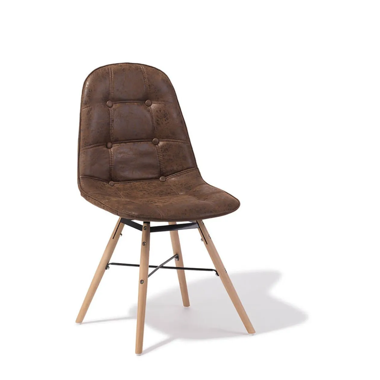 Chaise Royale Charlotte marron x 2