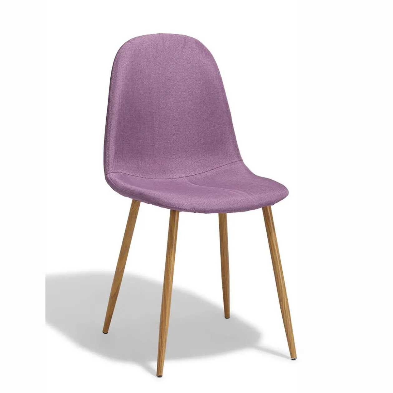 Chaise scandinave Gaby design rose x2