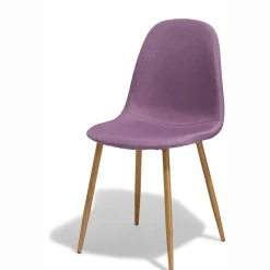 Chaise scandinave Gaby design rose x2