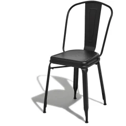 Chaise Timothy noire x 2