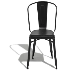 Chaise Timothy noire x 2